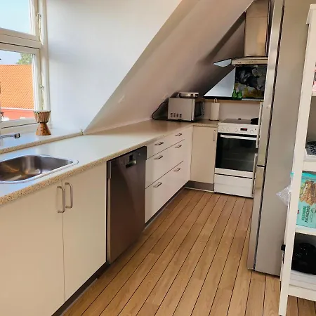 Hyggelig 1.sals I Midtby. Apartament