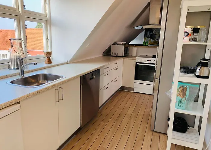 Hyggelig 1.sals I Midtby. Apartament